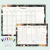 Set Planner mensual grande + Planner semanal mediano Jardín Nocturno + 8 marcadores