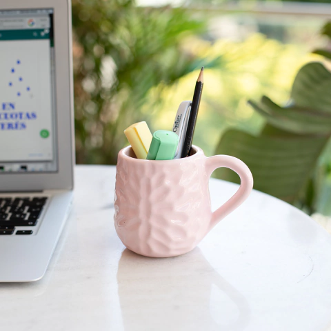 Taza Marte Rosa C/caja - comprar online