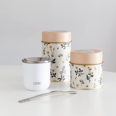 Set matero con mate acero flores silvestres - comprar online