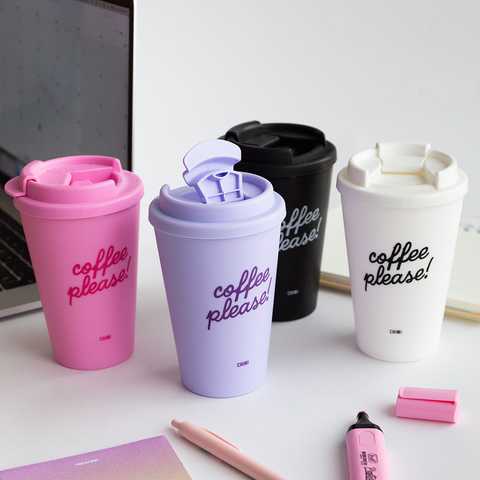 COFFEE CUPS COFFEE PLEASE Con Tapa Clip!