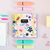 Cuaderno Flores Amarillas Stickers y Sobre