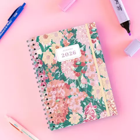 Agenda A5 100% Productividad Floribunda - comprar online