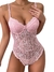 body de renda rosa