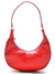 bolsa meia lua croco