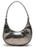 bolsa meia lua croco
