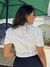 camisa com coração no decote