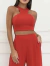 conjunto top e calça pantalona