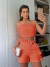  Conjunto Top e Short pregas