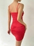 vestido corset com correntes