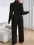  Macacão Preto Elegante