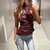 Blusa em Couro sem mangas