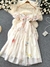 vestido longo floral delicado