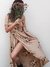 Vestido Longo Floral com Fenda  3