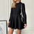 Vestido Preto Manga Longa