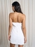 vestido curto tomara que caia com laços