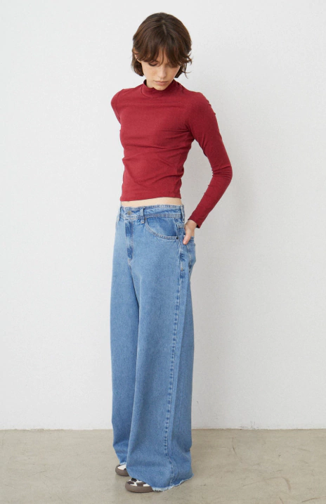 Jeans recto celeste - comprar online