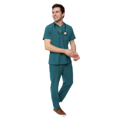 Conjunto Scrub Cratos Verde imperial