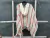 Poncho tropical con capucha - ladrillo