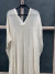 Poncho extra largo de hilo abierto - tienda online