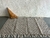 Alfombra rombo y cruz - 0.60 x 1.20 - beige ceniza oscuro y crudo