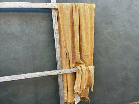 Pashmina de hilo abierto - TINTES NATURALES - 2.40 x 0.50 - comprar online