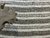 Alfombra peine rayas liviana / manta pesada - 2.20 x 2.30 - beige ceniza y crudo en internet
