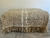 Pashmina o camino de lana - beige y blanco - 2.40 x 0.40