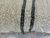 Pashmina o camino de lana - beige y negro - 2.40 x 0.40 - comprar online