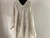 Poncho medio de lana clásico - blanco calado