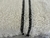 Pashmina o camino de lana - crudo y negro - 2.40 x 0.40 - comprar online
