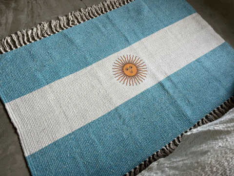Alfombra Pampa Bandera Argentina - 0.80 x 1.20
