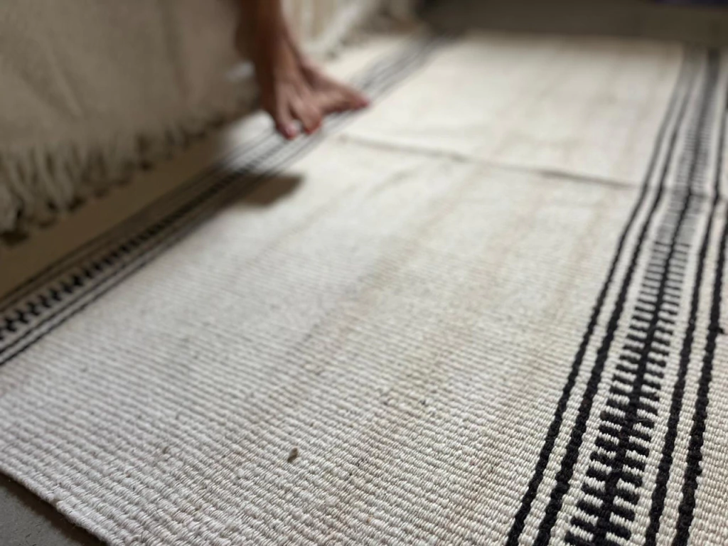 Alfombra Patagonia - 0.80 x 1.20 - beige y chocolate