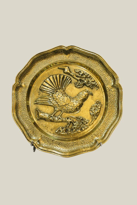 PLATO DECORATIVO ~ BRONCE