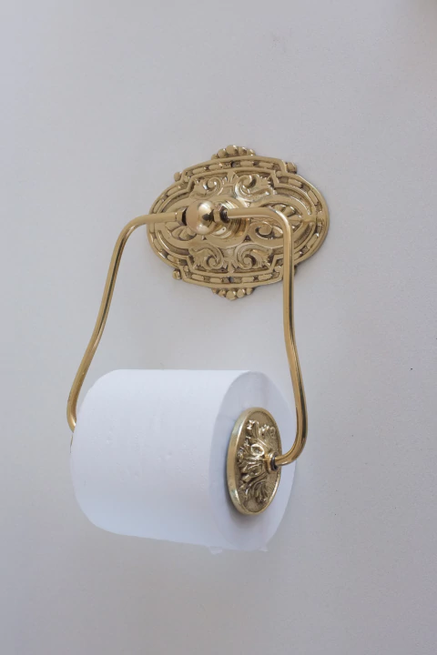 PORTA ROLLO DE ESTILO ~ BRONCE
