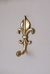 PERCHA FLOR DE LIS ~ BRONCE - comprar online