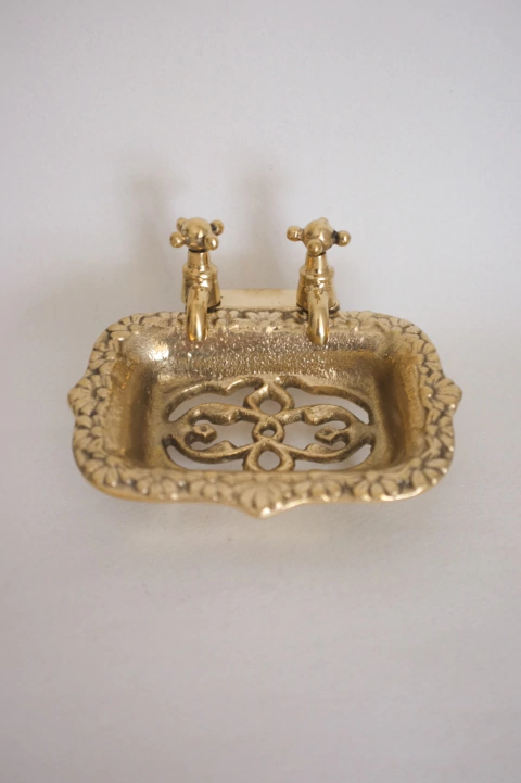 JABONERA GRIFOS EN BRONCE