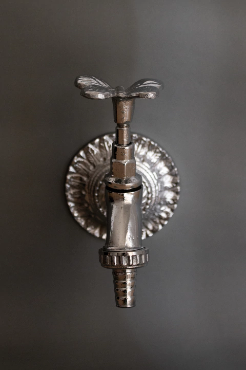 CANILLA DE EXTERIOR MARIPOSA ~ CROMO