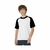REMERA INFANTIL RANGLAN SPUM - BLANCO/NEGRO - comprar online