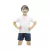 REMERA INFANTIL JERSEY DEPORTIVO SUBLIMABLE - BLANCO