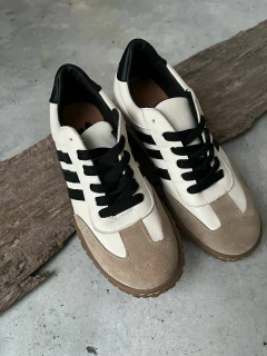 ALMA en cuero crudo & negro - comprar online