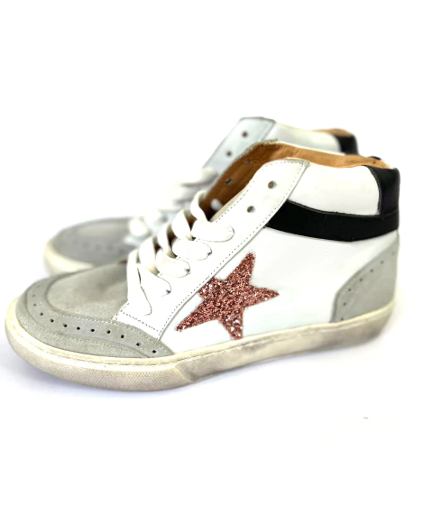 BOTITA con glitter plata y estrella rosa - (copia) - (copia) - buy online