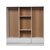 Placard Ropero 170x181 con 3 Puertas Corredizas 3 Cajones Eco