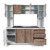 Imagen de Combo Cocina Alacena Bajomesada sin bacha Organizador Modular
