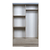 Imagen de Placard 114x190 2 Puertas Corredizas 2 Cajones Tana Plus