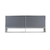 Alacena 1,40 Apertura Vertical Perfil De Aluminio Sorrento