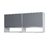 Alacena 1,40 Apertura Vertical Perfil De Aluminio Sorrento - El Foco