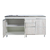 Combo Bajomesada + Mesada con Bacha 1,60x60 Línea Sorrento - tienda online