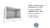 Alacena 60cm Porta Microondas melamina blanca con cantos de Aluminio - comprar online