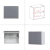 Alacena Apertura Vertical Con Perfil De Aluminio 60cm - tienda online