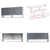 Alacena 1,20 Apertura Vertical Perfil De Aluminio Sorrento - tienda online